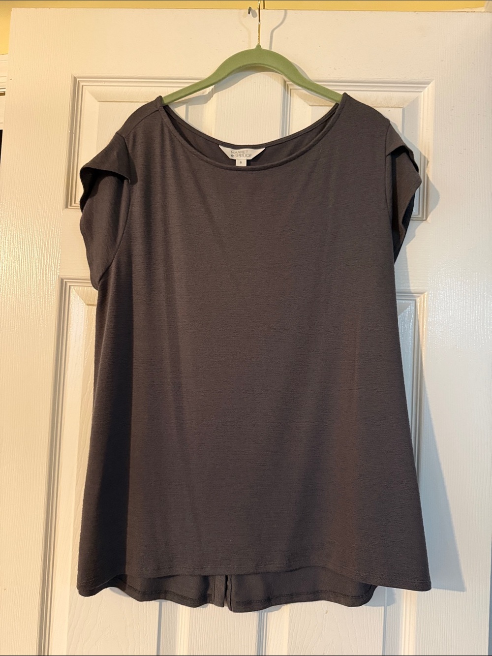 Market & Spruce Slate Gray Short-Sleeve Tee
